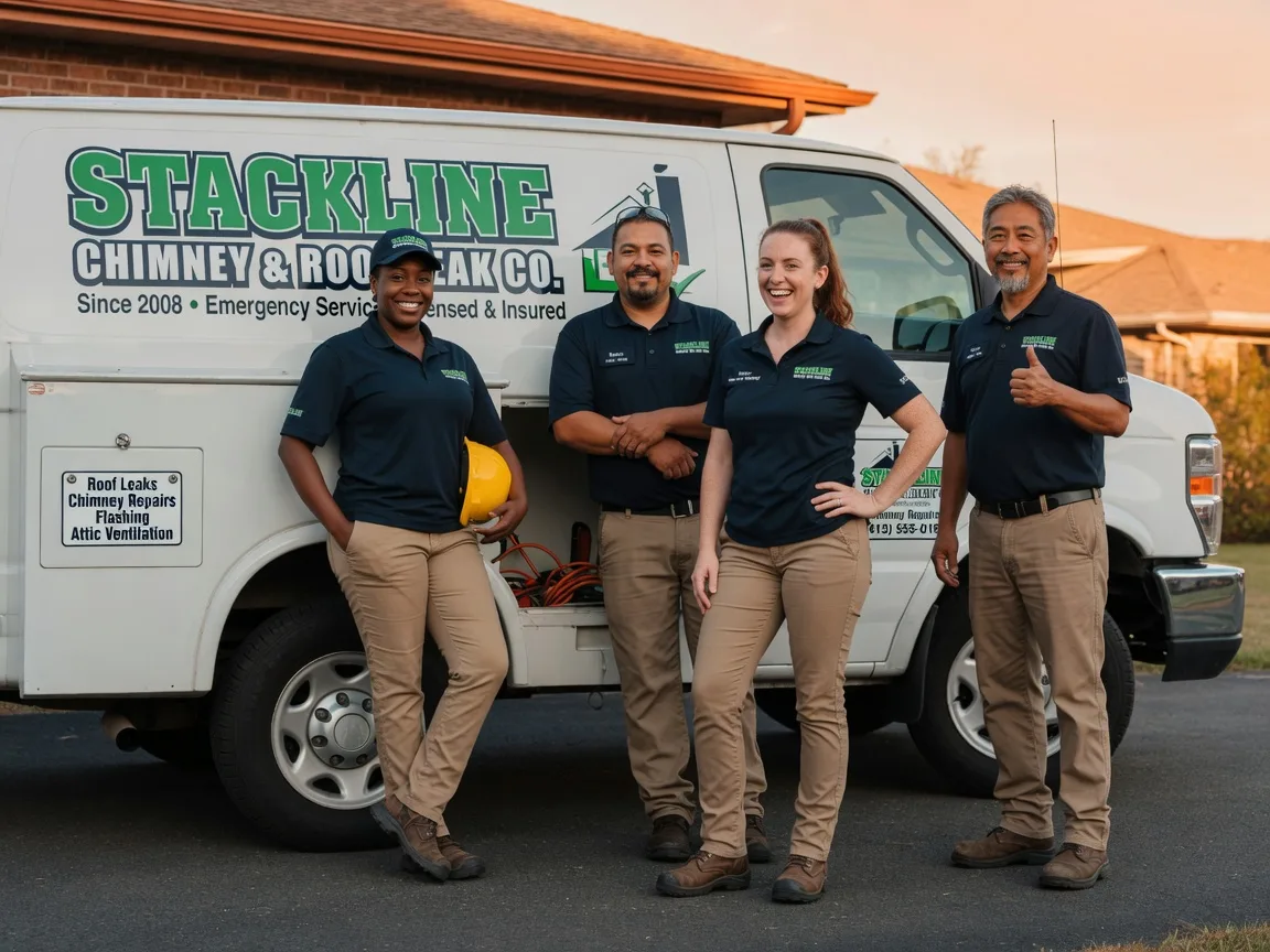 Chimney flashing repair company in Lowry, VA